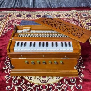 Mini 2.5 Octave 2 Reed Boxed Traveller Harmonium | Natural Matte Finish