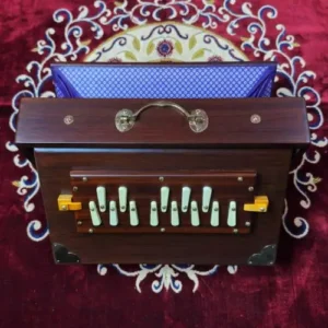 Shruti Box WM1 C3 to C4- Deep Walnut, 1 Octave | A440/A432Hz Tuned | Perfect for Kirtan, Yoga & Meditation