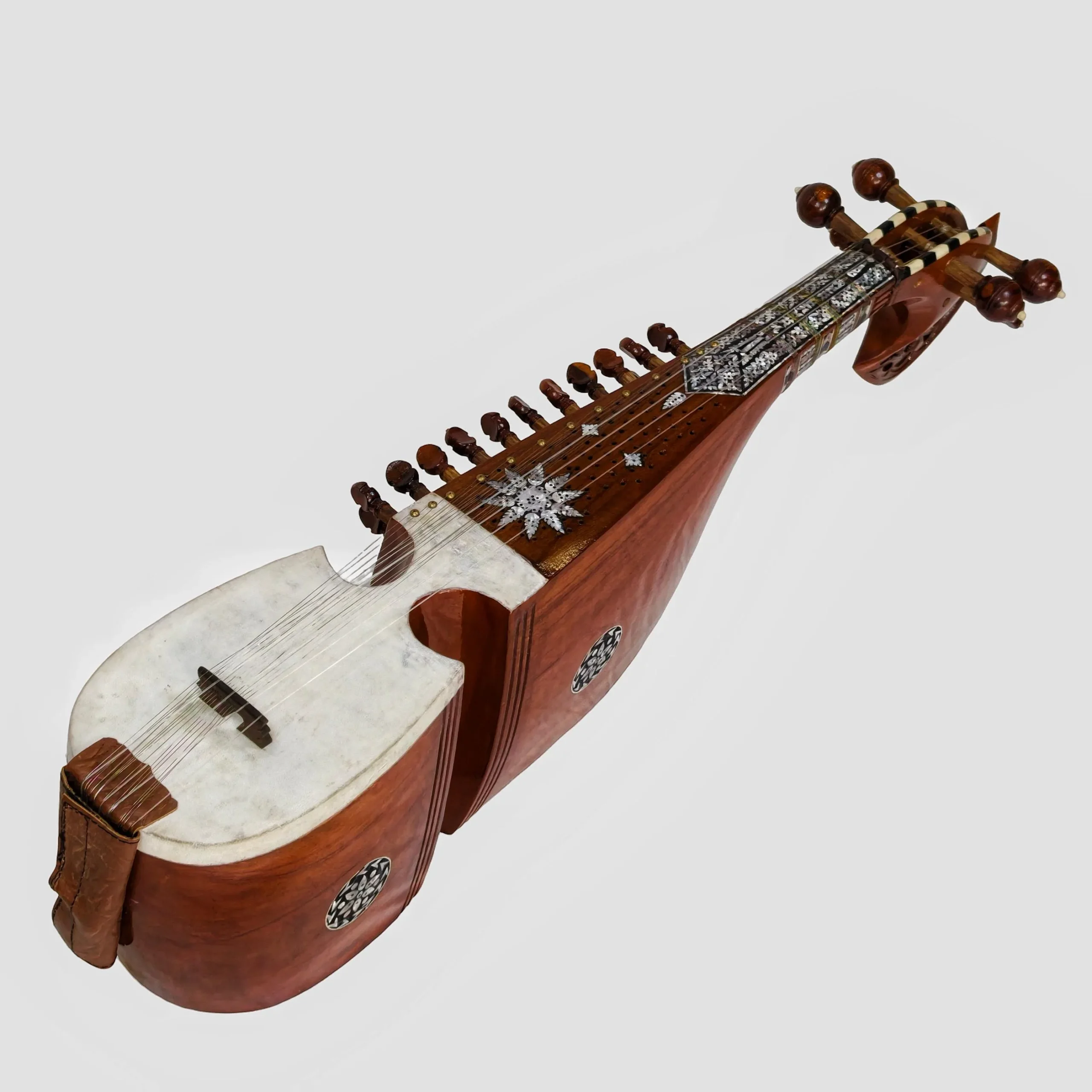 professional-afghan-rubab-full-view Professional 19-string Afghan Rubab handcrafted from tun wood