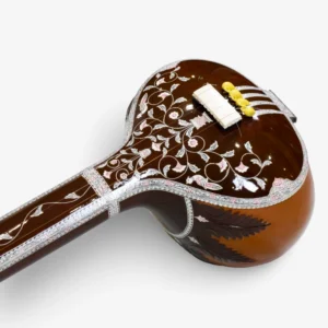 Premium Handcrafted Tanpura – 4-String Indian Concert Tambura | Heavy Decor