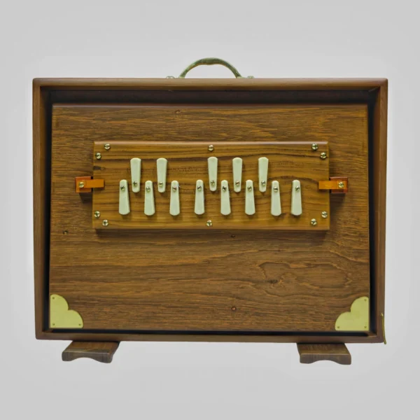 Music Notes Box Design National Music WL1 Teak Wood Shruti Box | 13 Note Surpeti